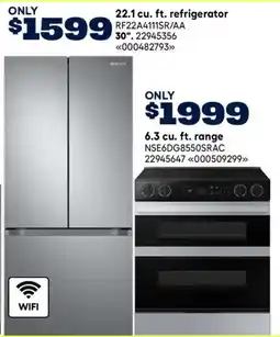 RONA Samsung 22.1 cu. ft. refrigerator offer