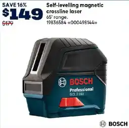 RONA Bosch self levelling magnetic crossline laser offer