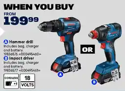 RONA Bosch hammer drill offer