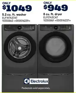 RONA Electrolux 5.2 cu. ft. washer offer