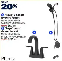 RONA Pfister raya 2-handle lavatory faucet offer