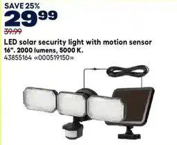 RONA LED solar security light with motion sensor offer