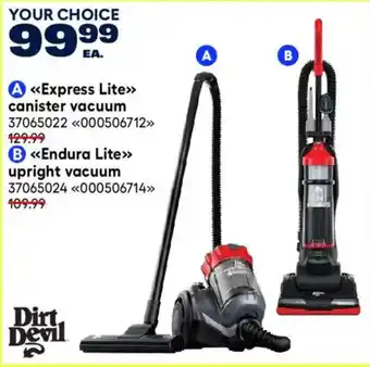 Dirt Devil Express Lite canister vacuum