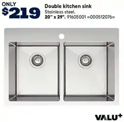 RONA Valu+ double kitchen sink offer
