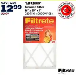 RONA Filtrete furnace filter offer