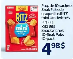 Walmart Ritz mini sandwiches offer