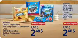 Walmart Oreo original or bubble tea cookies offer