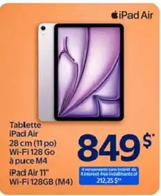 Walmart Apple iPad Air offer