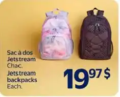 Walmart Jetstream backpacks offer