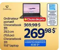 Walmart Gateway Chromebook 311 11.6" laptop offer