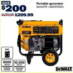 RONA DeWalt portable generator offer