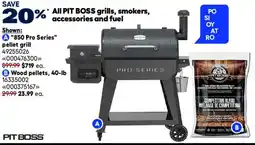 RONA Pit Boss all pit boss grills, smokers, accessories and fuel offer