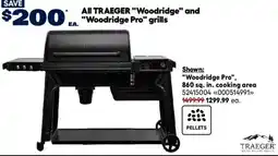 RONA Traeger woodridge and woodridge pro grills offer