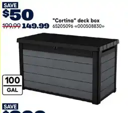 RONA Cortina deck box offer