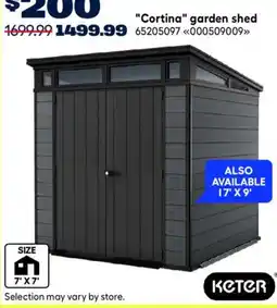 RONA Keter cortina garden shed offer