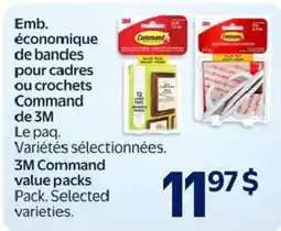 Walmart 3M Command value packs offer