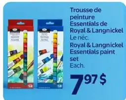 Walmart Royal & Langnickel Essentials paint set offer