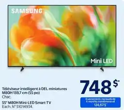 Walmart Samsung 55" M80H Mini-LED Smart TV offer