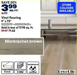 RONA DecoClic vinyl flooring offer