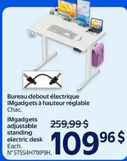 Walmart IMgadgets adjustable standing electric desk offer