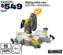RONA DeWalt sliding mitre saw offer