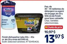 Walmart Finish dishwasher tabs offer