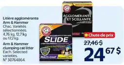 Walmart Arm & Hammer slide litter agglomérante et scellant offer