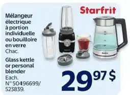 Walmart Starfrit glass kettle or personal blender offer