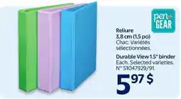 Walmart pen+gear durable view binder offer