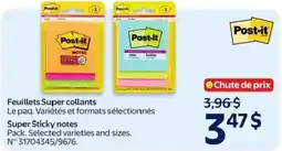 Walmart Post-it Super sticky notes offer