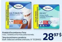 Walmart Tena incontinence products offer
