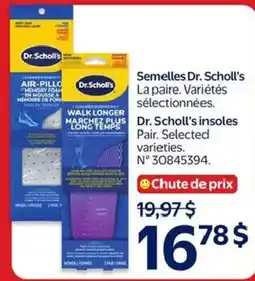 Walmart Dr. Scholl's insoles offer