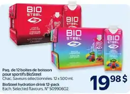 Walmart BioSteel hydration drink offer