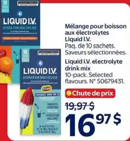 Walmart Liquid I.V. electrolyte drink mix offer