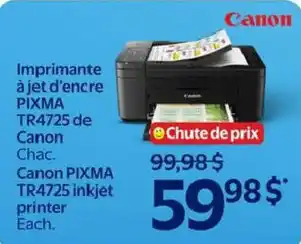 Canon pixma tr4725 inkjet printer