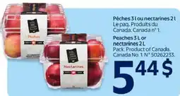 Walmart Peaches or nectarines offer