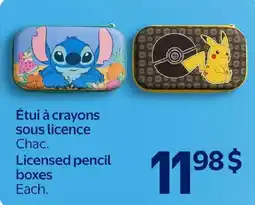 Walmart Licensed pencil boxes offer