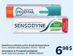 Walmart Sensodyne dentifrice offer