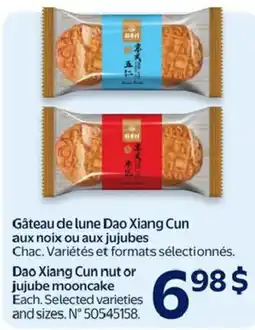 Walmart Dao Xiang Cun nut or jujube mooncake offer