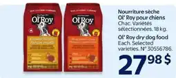 Walmart Ol' Roy dry dog food offer