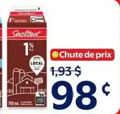Walmart Sealtest 1% milk offer