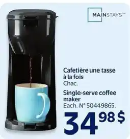 Walmart Mainstays single-serve coffee maker offer