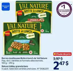 Walmart Nature Valley granola bars offer