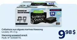 Walmart Haesong seaweed snack offer