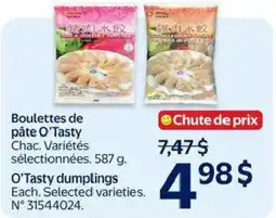 Walmart O'Tasty dumplings offer