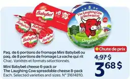 Walmart Babybel cheese 6-pack or The Laughing Cow spreadable cheese 8-pack offer