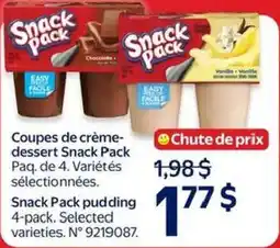 Walmart Snack Pack pudding offer