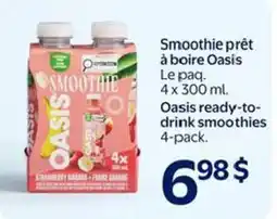 Walmart Oasis ready-to-drink smoothies offer