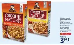Walmart Quaker Harvest Crunch Granola offer