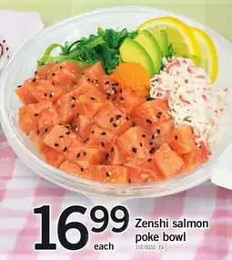 Loblaws Zenshi salmon poke bowl offer